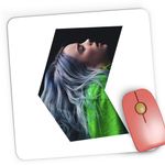 PC, gaming si accesorii - Periferice PC - Mousepad - Mousepad Gaming Billie Eilish Emo Pop Music, 21x19 cm - Infinity.ro