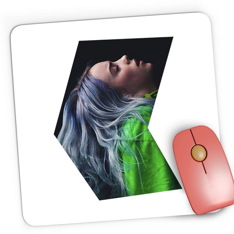 PC, gaming si accesorii - Periferice PC - Mousepad - Mousepad Gaming Billie Eilish Emo Pop Music, 21x19 cm - Infinity.ro