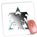 PC, gaming si accesorii - Periferice PC - Mousepad - Mousepad Gaming StarCraft 2 Terran Silver Logo Ghost, 21x19 cm - Infinity.ro