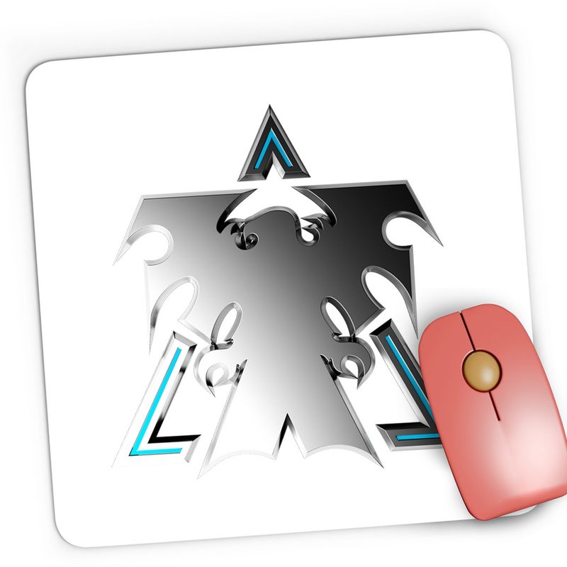 PC, gaming si accesorii - Periferice PC - Mousepad - Mousepad Gaming StarCraft 2 Terran Silver Logo Ghost, 21x19 cm - Infinity.ro