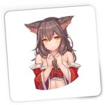 PC, gaming si accesorii - Periferice PC - Mousepad - Mousepad Gaming League of Legends Ahri Champion Artwork Anime, 21x19 cm - Infinity.ro