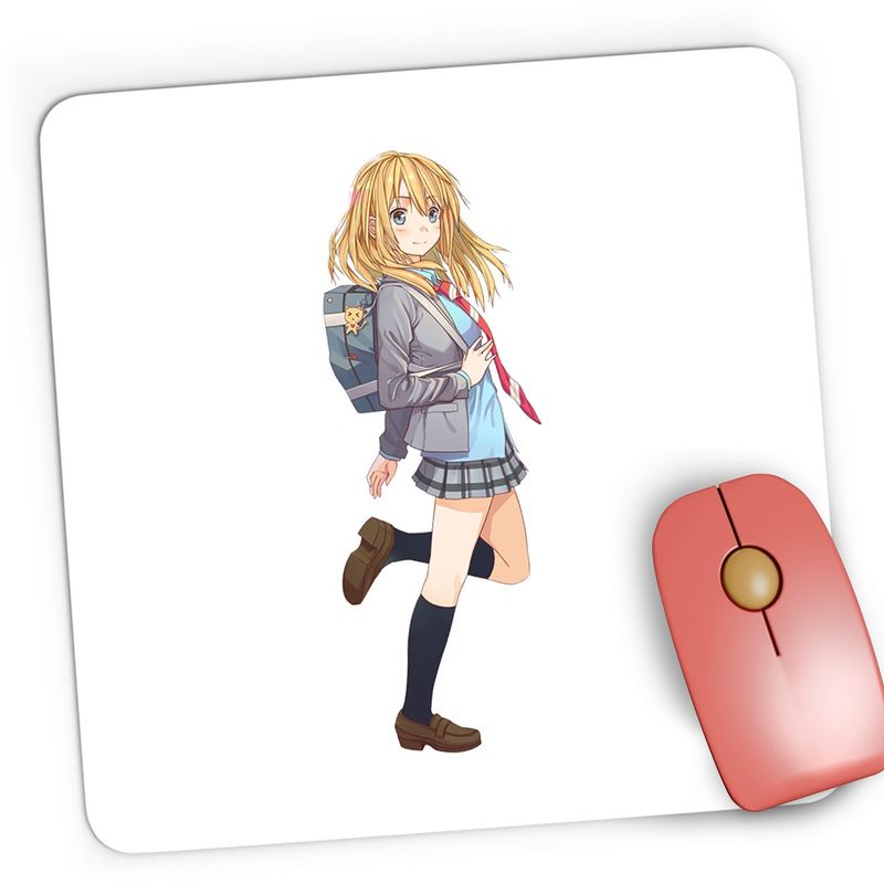 PC, gaming si accesorii - Periferice PC - Mousepad - Mousepad Gaming Your Lie in April Kaori Romantic Anime, 21x19 cm - Infinity.ro