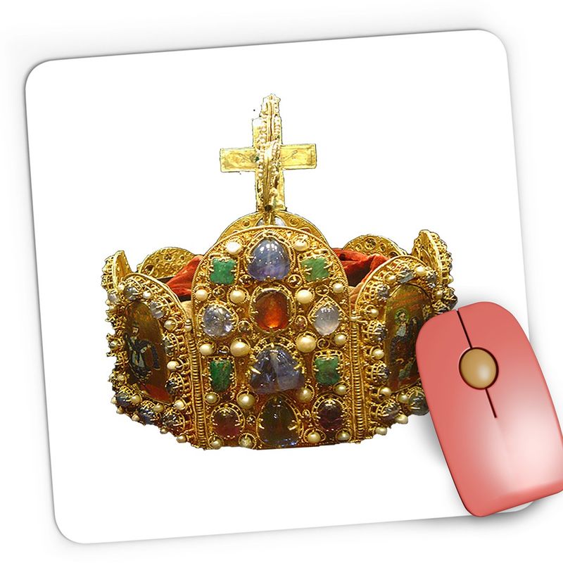 PC, gaming si accesorii - Periferice PC - Mousepad - Mousepad Gaming Age of Empires Imperial Crown of Germany Gemstone Gift, 21x19 cm - Infinity.ro