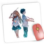 PC, gaming si accesorii - Periferice PC - Mousepad - Mousepad Gaming Your Lie in April Kaori Kousei Muzica Simfonica, 21x19 cm - Infinity.ro