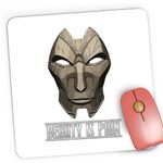 PC, gaming si accesorii - Periferice PC - Mousepad - Mousepad Gaming League of Legends LoL Jhin Beaty is Pain, 21x19 cm - Infinity.ro
