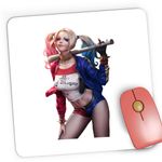 PC, gaming si accesorii - Periferice PC - Mousepad - Mousepad Gaming Joker Harley Quinn Vaduva Neagra, 21x19 cm - Infinity.ro