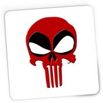PC, gaming si accesorii - Periferice PC - Mousepad - Mousepad Gaming Deadpool Punisher Reaper Skull, 21x19 cm - Infinity.ro