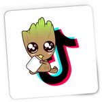 PC, gaming si accesorii - Periferice PC - Mousepad - Mousepad Gaming Baby Groot Tik Tok Star Tiktok, 21x19 cm - Infinity.ro