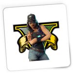 PC, gaming si accesorii - Periferice PC - Mousepad - Mousepad Gaming Fortnite Girl GTA, 21x19 cm - Infinity.ro
