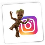 PC, gaming si accesorii - Periferice PC - Mousepad - Mousepad Gaming Baby Groot Instagram Influencer Creator, 21x19 cm - Infinity.ro