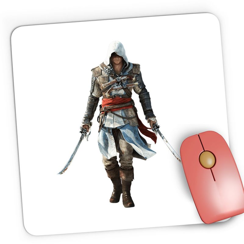 PC, gaming si accesorii - Periferice PC - Mousepad - Mousepad Gaming Assassin Creed Spadasin Scrima Scrimer, 21x19 cm - Infinity.ro