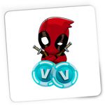PC, gaming si accesorii - Periferice PC - Mousepad - Mousepad Gaming eadpool Fortnite VBucks Ninja, 21x19 cm - Infinity.ro