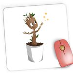 PC, gaming si accesorii - Periferice PC - Mousepad - Mousepad Gaming Baby Groot Copacel Bebelus Bebelina, 21x19 cm - Infinity.ro
