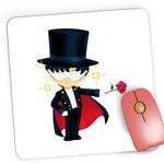 PC, gaming si accesorii - Periferice PC - Mousepad - Mousepad Gaming Sailor Moon Tuxedo Manga Chibi Anime, 21x19 cm - Infinity.ro