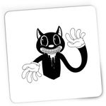 PC, gaming si accesorii - Periferice PC - Mousepad - Mousepad Gaming Cartoon Bad Cat Black, 21x19 cm - Infinity.ro