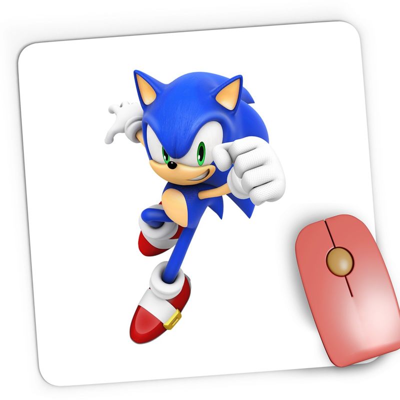PC, gaming si accesorii - Periferice PC - Mousepad - Mousepad Gaming Sonic the Hedgehog Sprinter Atlet, 21x19 cm - Infinity.ro