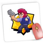 PC, gaming si accesorii - Periferice PC - Mousepad - Mousepad Gaming Colt Action Brawl Stars, 21x19 cm - Infinity.ro