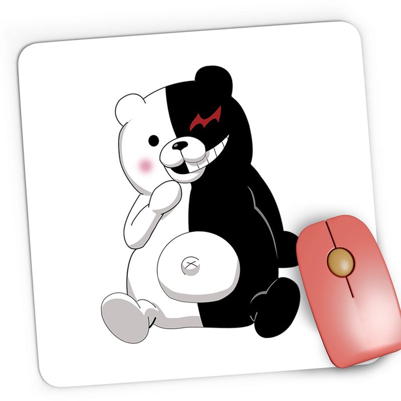 PC, gaming si accesorii - Periferice PC - Mousepad - Mousepad Gaming Danganronpa Killing School Life Killer Bear, 21x19 cm - Infinity.ro