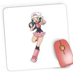 PC, gaming si accesorii - Periferice PC - Mousepad - Mousepad Gaming Pokemon Go Anime Girl Manga, 21x19 cm - Infinity.ro