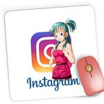 PC, gaming si accesorii - Periferice PC - Mousepad - Mousepad Gaming Insta Girl Anime Dragon Ball Z Instagram Creator, 21x19 cm - Infinity.ro