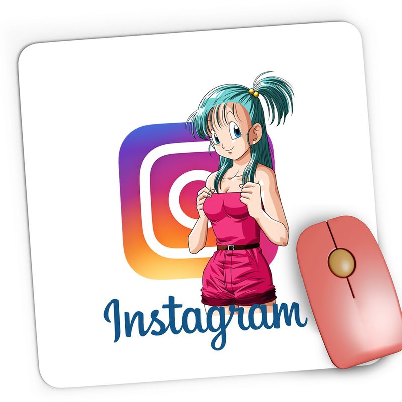PC, gaming si accesorii - Periferice PC - Mousepad - Mousepad Gaming Insta Girl Anime Dragon Ball Z Instagram Creator, 21x19 cm - Infinity.ro