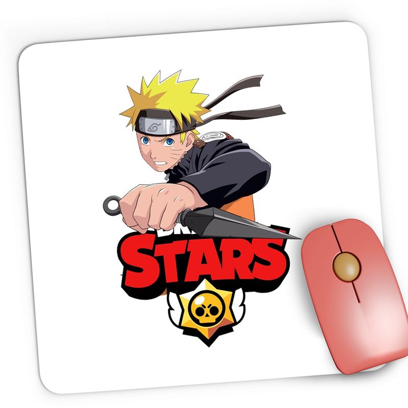 PC, gaming si accesorii - Periferice PC - Mousepad - Mousepad Gaming Naruto Brawl Stars Master Game Play, 21x19 cm - Infinity.ro