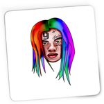 PC, gaming si accesorii - Periferice PC - Mousepad - Mousepad Gaming Tekashi Face 6ix9ine Rap, 21x19 cm - Infinity.ro
