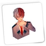 PC, gaming si accesorii - Periferice PC - Mousepad - Mousepad Gaming Todoroki Hero Academia Anime Manga, 21x19 cm - Infinity.ro