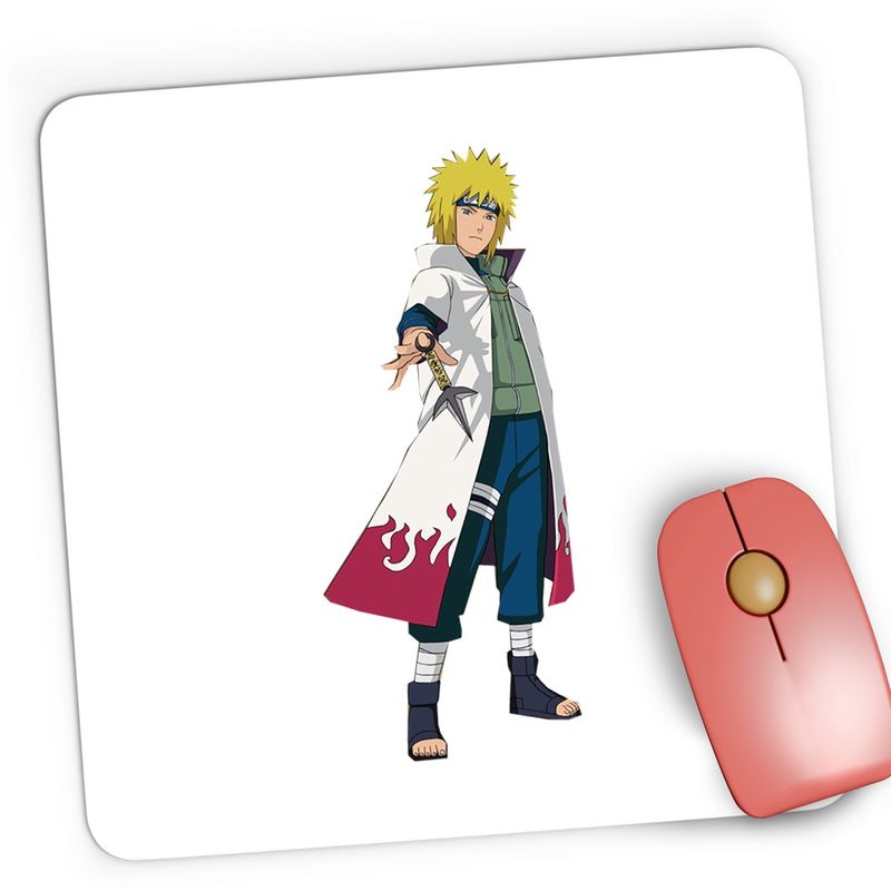 PC, gaming si accesorii - Periferice PC - Mousepad - Mousepad Gaming Naruto Minato Namikaze Storm Anime Manga, 21x19 cm - Infinity.ro