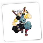 PC, gaming si accesorii - Periferice PC - Mousepad - Mousepad Gaming Tengen Uzui Demon Slayer Kimetsu no Yaiba, 21x19 cm - Infinity.ro