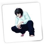PC, gaming si accesorii - Periferice PC - Mousepad - Mousepad Gaming Death Note Detectiv Takeshi Obata Anime Manga, 21x19 cm - Infinity.ro