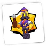 PC, gaming si accesorii - Periferice PC - Mousepad - Mousepad Gaming Barley Golden Skin Brawl Stars, 21x19 cm - Infinity.ro