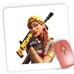 PC, gaming si accesorii - Periferice PC - Mousepad - Mousepad Gaming Aura Fortnite Scar Gun, 21x19 cm - Infinity.ro