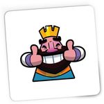 PC, gaming si accesorii - Periferice PC - Mousepad - Mousepad Gaming Happy King Clash Royale Clans, 21x19 cm - Infinity.ro