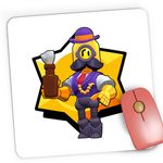 PC, gaming si accesorii - Periferice PC - Mousepad - Mousepad Gaming Barley Golden Skin Brawl Stars, 21x19 cm - Infinity.ro
