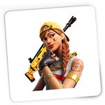 PC, gaming si accesorii - Periferice PC - Mousepad - Mousepad Gaming Aura Fortnite Scar Gun, 21x19 cm - Infinity.ro
