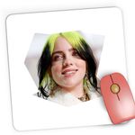 PC, gaming si accesorii - Periferice PC - Mousepad - Mousepad Gaming Billie Eilish Foto Bad Guy, 21x19 cm - Infinity.ro