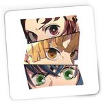 PC, gaming si accesorii - Periferice PC - Mousepad - Mousepad Gaming Demon Slayer Priviri Gingase Kimetsu no Yaiba, 21x19 cm - Infinity.ro