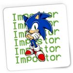 PC, gaming si accesorii - Periferice PC - Mousepad - Mousepad Gaming Sonic the Hedgehog Among Us Impostor, 21x19 cm - Infinity.ro
