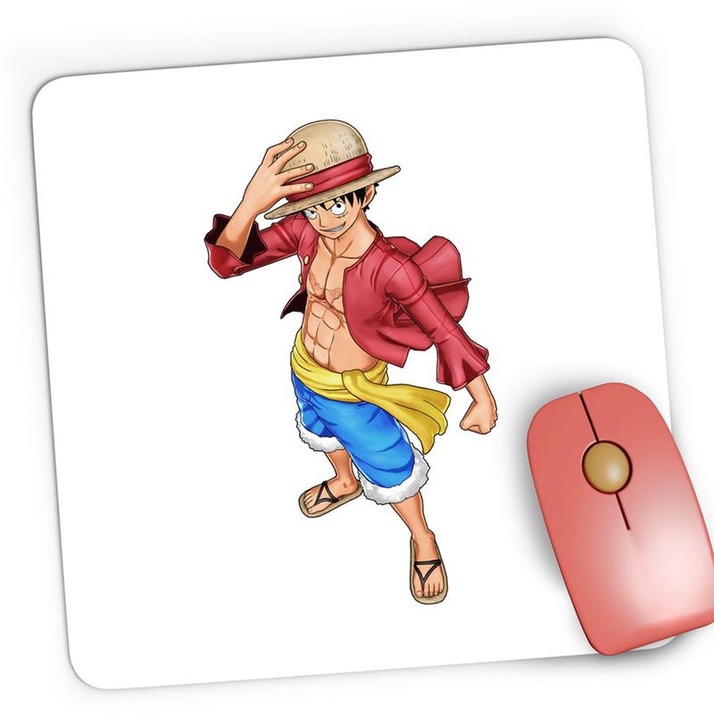 PC, gaming si accesorii - Periferice PC - Mousepad - Mousepad Gaming One Piece Monkey Luffy Rebel Vagabond, 21x19 cm - Infinity.ro