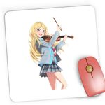 PC, gaming si accesorii - Periferice PC - Mousepad - Mousepad Gaming Your Lie in April Poveste de Iubire Vioara Violonista, 21x19 cm - Infinity.ro