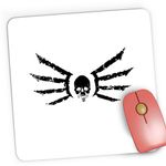 PC, gaming si accesorii - Periferice PC - Mousepad - Mousepad Gaming Quake Monster Wars Rage Skull Wings, 21x19 cm - Infinity.ro