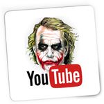 PC, gaming si accesorii - Periferice PC - Mousepad - Mousepad Gaming Joker Youtube Creator Youtuber, 21x19 cm - Infinity.ro