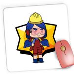 PC, gaming si accesorii - Periferice PC - Mousepad - Mousepad Gaming Jacky Brawl Stars, 21x19 cm - Infinity.ro