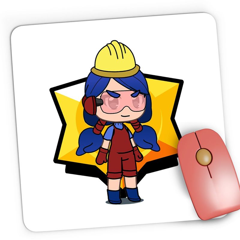 PC, gaming si accesorii - Periferice PC - Mousepad - Mousepad Gaming Jacky Brawl Stars, 21x19 cm - Infinity.ro