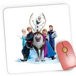 PC, gaming si accesorii - Periferice PC - Mousepad - Mousepad Gaming Disney Frozen Elsa Toata Echipa Team, 21x19 cm - Infinity.ro