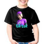 Fashion, accesorii si bijuterii - Copii - Imbracaminte copii - Tricouri copii - Tricou copii Branded Brigadier Fortnite Tiktok, negru, S Copii - Infinity.ro