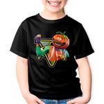 Fashion, accesorii si bijuterii - Copii - Imbracaminte copii - Tricouri copii - Tricou copii Tomato Head Fortnite GTA, negru, XS Copii - Infinity.ro