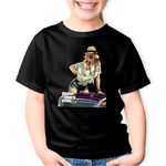 Fashion, accesorii si bijuterii - Copii - Imbracaminte copii - Tricouri copii - Tricou copii Bad Girl GTA5 Brawl Stars, negru, XS Copii - Infinity.ro