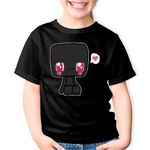 Fashion, accesorii si bijuterii - Copii - Imbracaminte copii - Tricouri copii - Tricou copii Baby Enderman Love Minecraft, negru, XS Copii - Infinity.ro